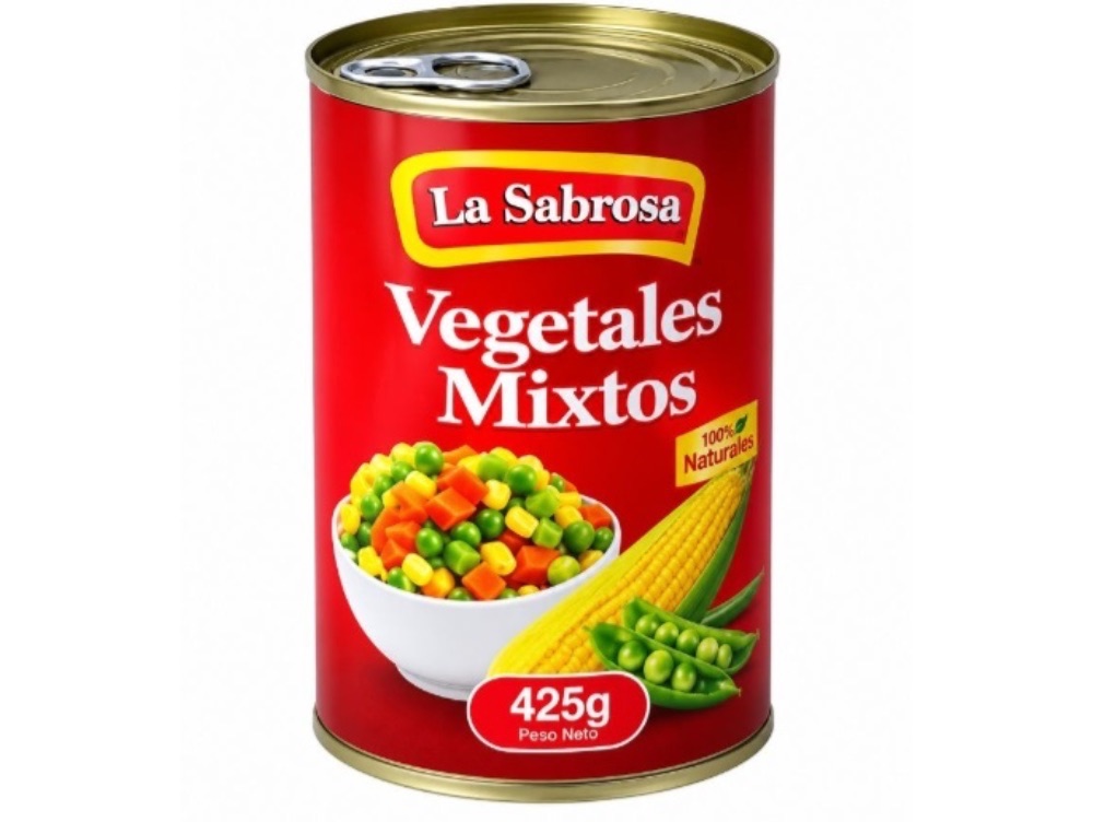 Vegetales Mixtos La Sabrosa – 425 g