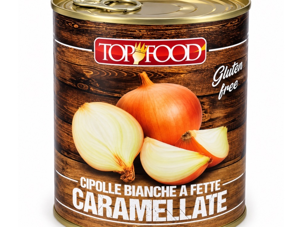Cebolla Blanca Caramelizada TOP FOOD/MUCHO GUSTO (800g)