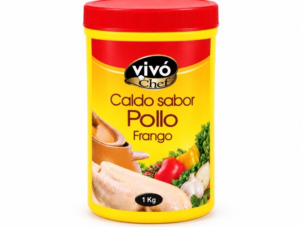 Caldo sabor a Pollo Vivó Chef – 1 kg