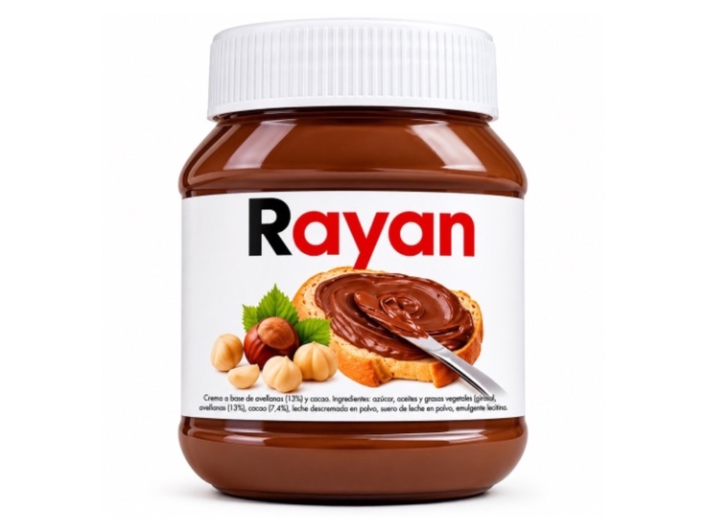 Crema de avellanas y cacao Rayan