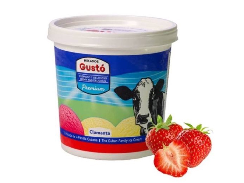 Helado de fresa Gustó 1 L