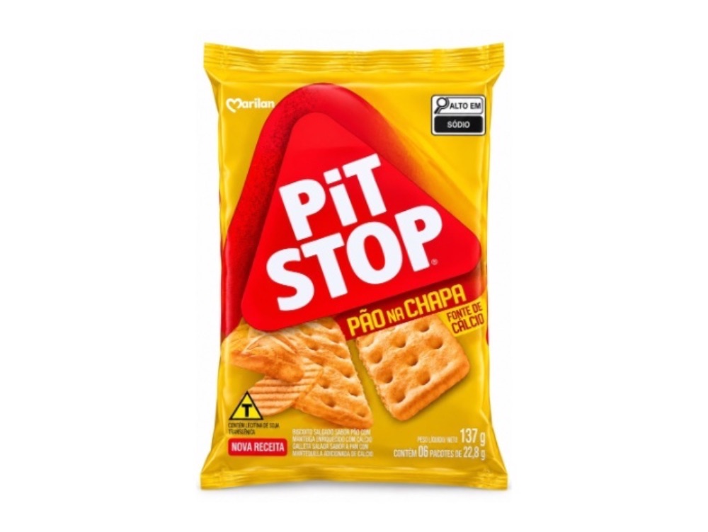Galletas Pit Stop sabor pan tostado con mantequilla (137 g)